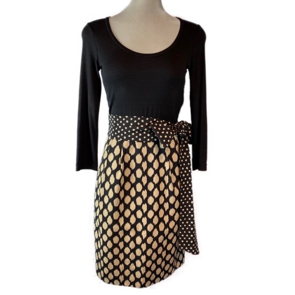 DKNY evening dress W/ bow sash belt - pockets - Picture 1 of 8